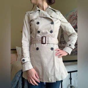 Banana Republic Trench Coat Petite XXS
